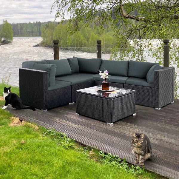 Lounge st udendrs mbler | Kunstig rattan | Lyfco Olofsbo