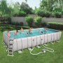 Bestway pool over jorden 7,3x3,7m - 132cm dybde | Power Steel (56474)