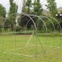 Tunnel drivhus 6m | Stlramme med PE-plastafdkning