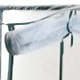 Plast drivhus 0,7m | Stlramme med PVC-belgning
