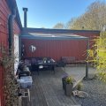 Kundebillede Skydetag veranda 12m² | Skyde altantag | Kanalplast / Aluminium