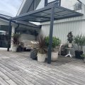 Kundebillede Skydetag veranda 12m² | Skyde altantag | Kanalplast / Aluminium