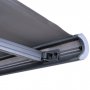 Terrassmarkise helkassette 5x3m | Motor & fjernbetjening | Metalcraft