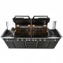 Dobbelt gasgrill med varmluftfunktion | Denver Blackline