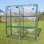 Plast drivhus 0,7m | Stlramme med PVC-belgning